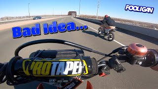 We rode across state lines | Caught by DNR Officer