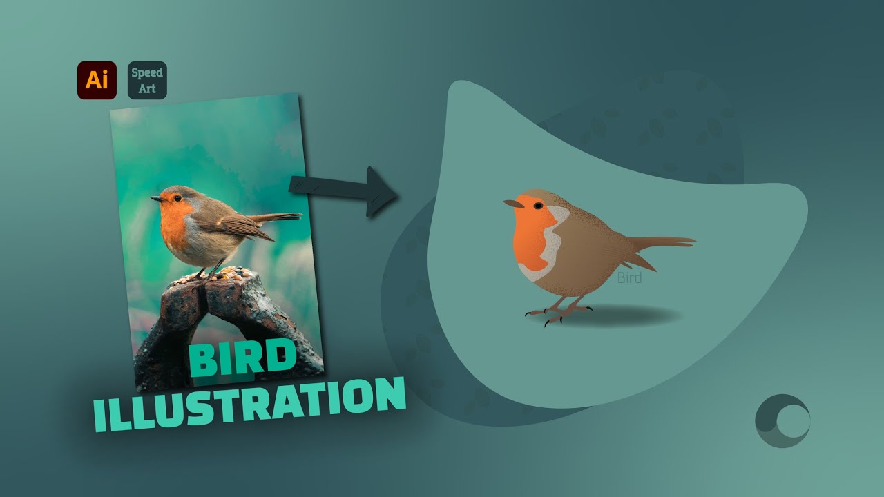 Transforming a Bird Photo into an Illustration: Adobe Illustrator Tutorial
