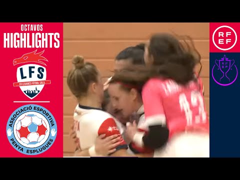 Resumen #CopadelaReinaFS CDE Leganés Masdeporte 5-4 AE Penya Esplugues | Octavos