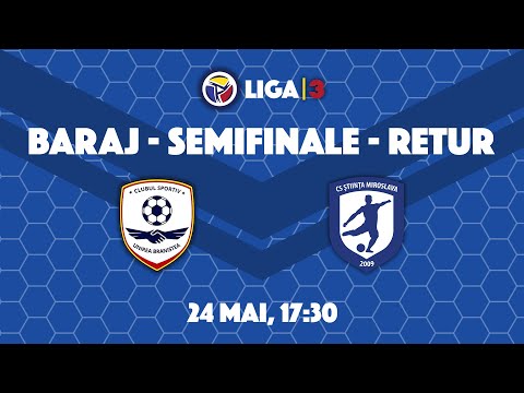 LIVE | Baraj Promovare | Unirea Branistea - Stiinta Miroslava