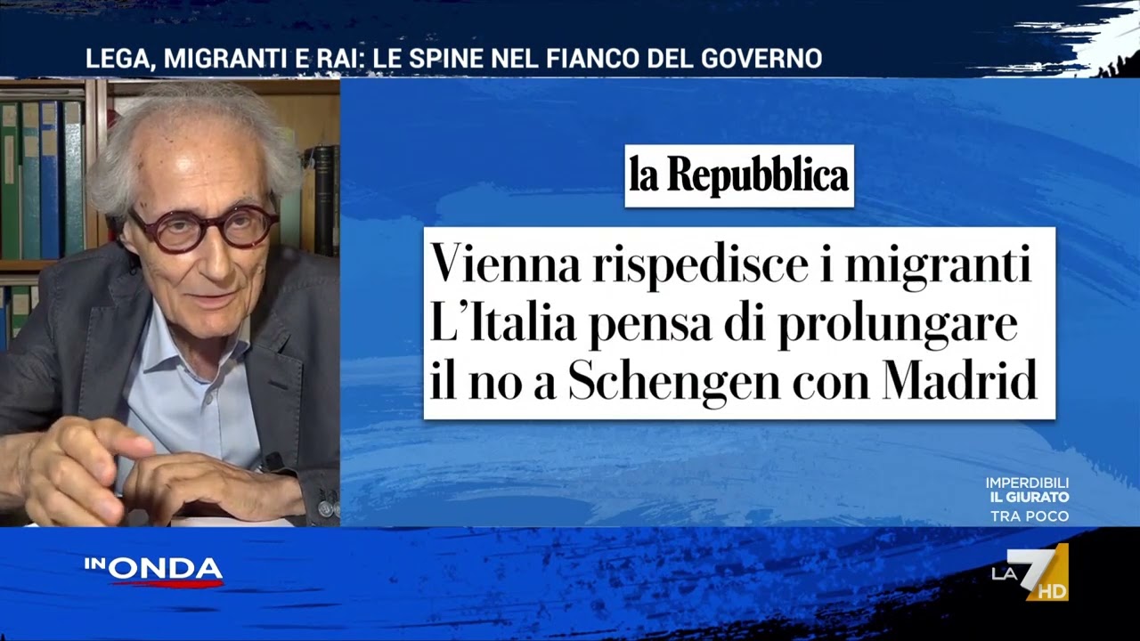 Migranti rimandati in Italia, Canfora: “I trafficanti di esseri umani stanno diventando i ...