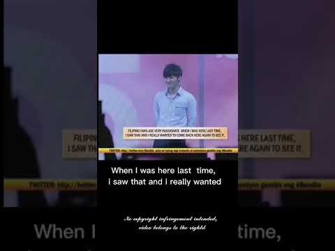 Lee Min Ho reason why he loves filipino fans