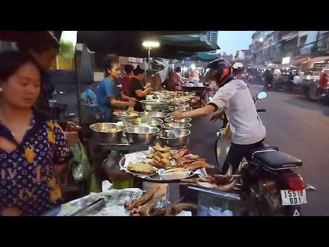 Ready Food For Sales - Kind Of Foods For Sales At Olympich - Night Street Food In Phnom Penh