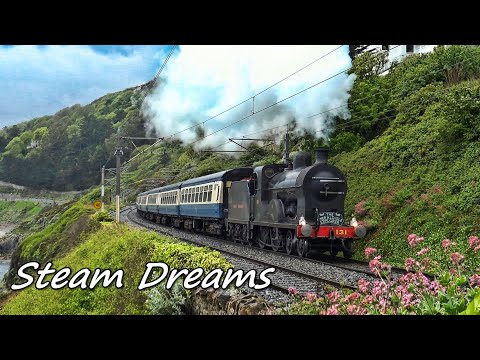 RPSI 85 'Merlin' & 131 on the 'Steam Dreams' tour @ Dublin Heuston & Killiney Bay