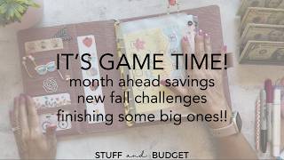 It's Game Time! | Month Ahead Savings | Fall Etsy Drop | Finishing Some Fun Ones Today!!