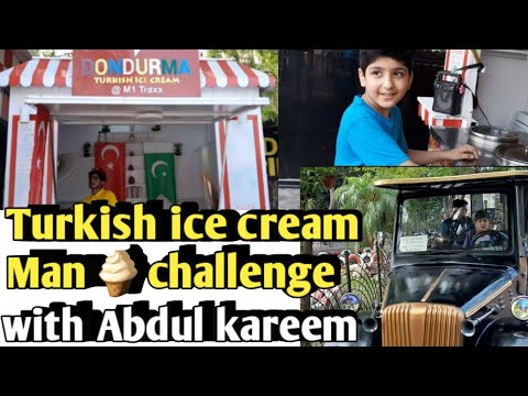 Turkish ice cream man pranking with Abdul Kareem ||classic car ride with Abdul Kareem