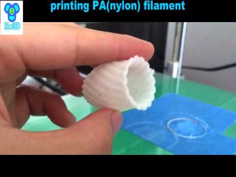 3D Printer Filaments Nylon Demo