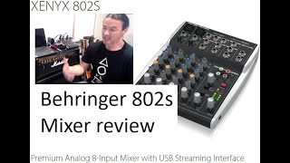 Video thumbnail for Behringer Xenyx 802s Review by James