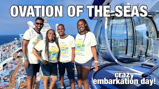 Boarding the LARGEST Cruise Ship out of Los Angeles! - Ovation of the Seas Embarkation!