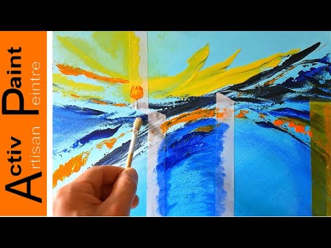 PITTURA ASTRATTA 001 la mia prima pittura astratta