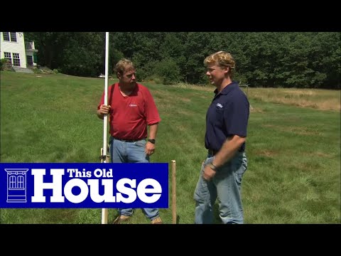 How to Establish a Level-Grade Line for Landscaping | This Old House
