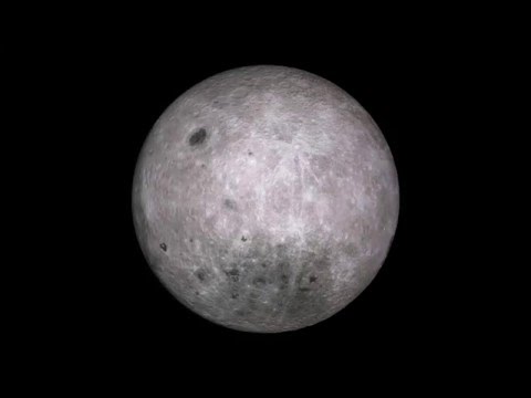 Dark side of the Moon through light phases (simulation)