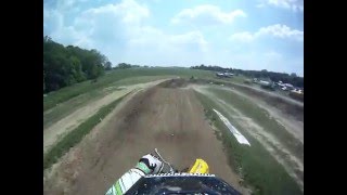 preview picture of video '1983 YAMAHA YZ490 WILDCAT CREEK GLMX VINTAGE CLASS ROSSVILLE IN. MAY 2012 MOTO #2'
