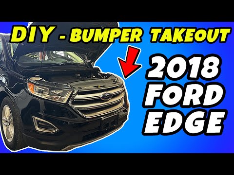DIY 2015 - 2018 Ford Edge Front Bumper Takeout / Removal - Any Bumper Takeout