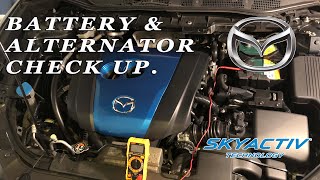 How to check car Battery and Alternator health using a Multimeter. Mazda CX 5.