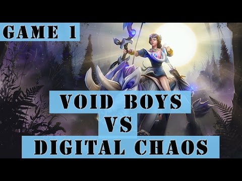 Dota 2 Gameplay - Void Boys vs Digital Chaos (The Shanghai Major Tournament Game 1)