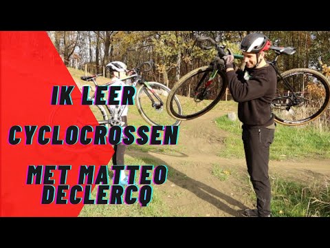 IK LEER CYCLOCROSSEN VAN TOP TALENT MATTEO DECLERCQ !!! ( HET GAAT FOUT MET HET ZADEL ..)