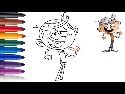 Comment dessiner lincoln de bienvenue chez les loud étape par étape