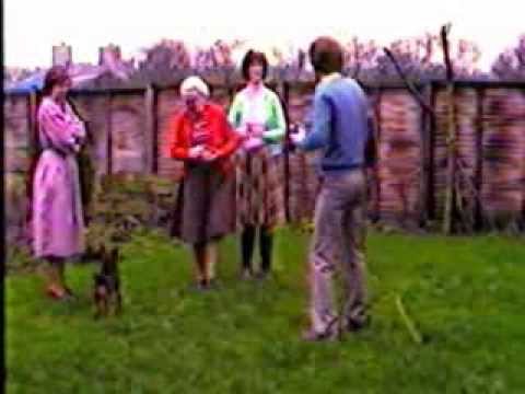 Nan Woodcock, Dad, Marjorie, Linda & PD,  Beaulieu Close 14 March 1981