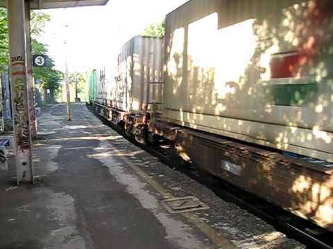 E655 blu grigio con TCS Bicocca - Milano Smistamento