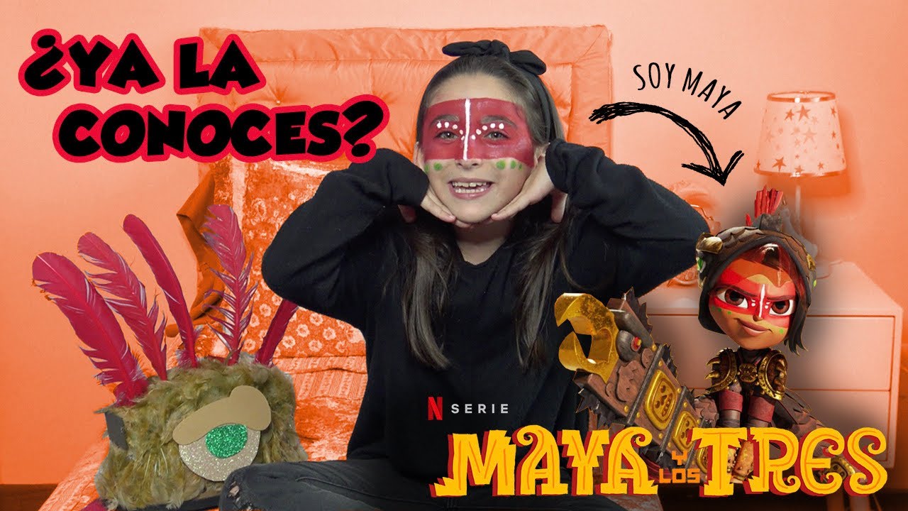 Cómo hacer un disfraz de MAYA LA PRINCESA GUERRERA #MayaYLos3