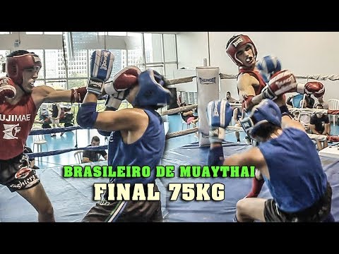 Brasileiro de Muaythai CBMTT - Final 75kg - Luis Felipe VS Rafael Barreiro