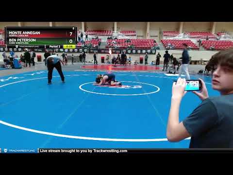 88-95 Lbs Round 2 - Monte Annegan, North Carolina Vs Ben Peterson, CORE Wrestling 19bb