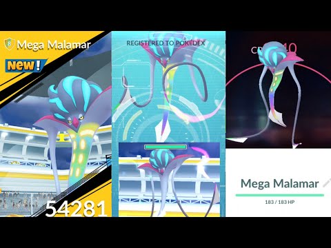 World First Ever✨️Mega Malamar Raid in Pokemon Go