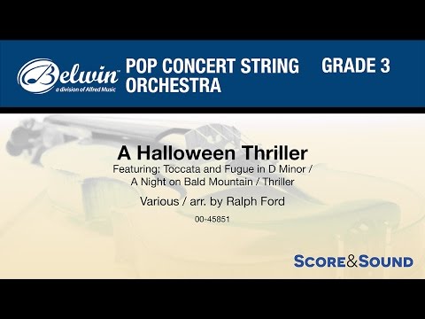 A Halloween Thriller, arr. Ralph Ford – Score & Sound
