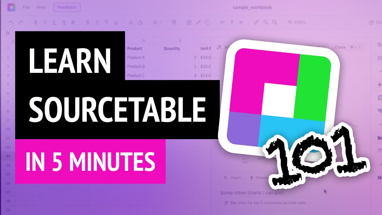 Sourcetable 101 (Getting Started with Sourcetable)