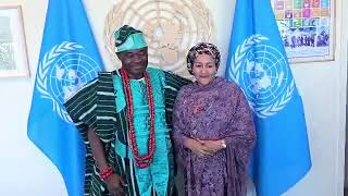 Ambassador Jimoh Ibrahim Presents His Letters of Credence To The SG of The UN, António Guterres