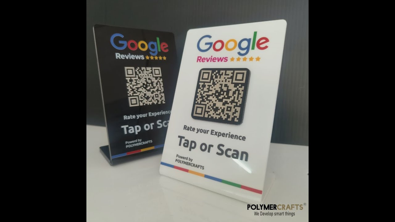New Google Reviews NFC Display Stands