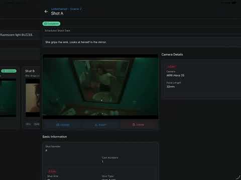 CineFlo - Shot List & Plan video thumbnail