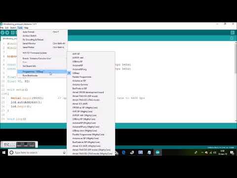burn arduino bootloader using usbasp