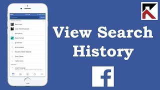 How To View Search History Facebook App
