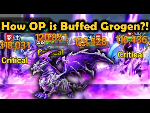 How Op is Buffed Grogen!? - Summoners War