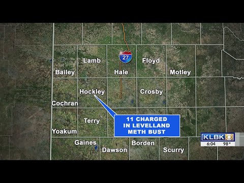 Levelland meth trafficking case leads to FBI SWAT callout, 11 people charged