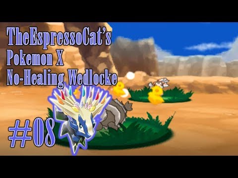 Pokemon X ”No Healing” Wedlocke Ep 8: Confusing Ridicolousness and Crits