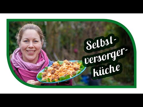 Selbstversorgung im Winter 🥗 Waldorfsalat #selbstversorgerküche Dezember