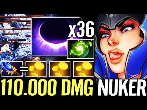 🔥 110.000 DMG Luna Magic Nuker IS BACK — 36x Lucent Beams vs MEDUSA Hard Comeback Dota 2 Pro