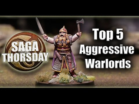My TOP 5 Aggressive Warlords! SAGA THORSDAY 199
