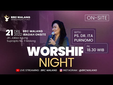 LIVE !! Ibadah Doa Firman Mujizat 21 Desember  2022 - Ps. Ita Lintarwati - “ 3 Salam dari sorga “