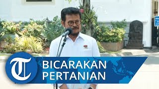 Syahrul Yasin Limpo Mengaku Ia Bicarakan Pertanian, Perkebunan dan Peternakan dengan Presiden Jokowi