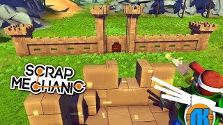 💥 БИТВА КАРТОННЫХ ЗАМКОВ 💣 МУЛЬТИК в СКРАП МЕХАНИК 🔨 Scrap Mechanic 💾