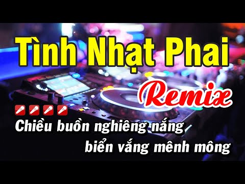 Karaoke Tình Nhạt Phai Nhạc Sống Remix Mới | Hoài Phong Organ