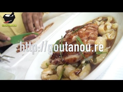 MAGRET CANARD AU LETCHI SAUCE AIGRE DOUCE par Christian ANTOU