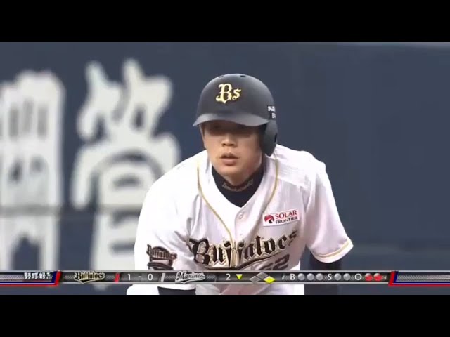 【2回裏】バファローズ・山崎勝 先制タイムリーヒット!! 2015/4/7 Bs-M