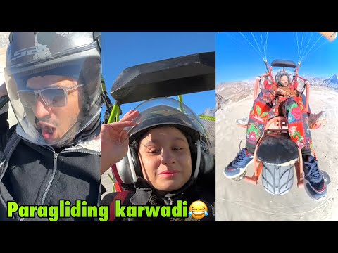 Mama ko is age mai paragliding karwadi😂 | chocolate wale mountain dekhain peheli baar😍🍫 
