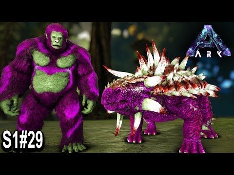 ARK NEW GIGANTOPITHECUS & ANKY TAMING!! VALENTINE DINOS!! Ark Survival Evolved Aberration Ep29