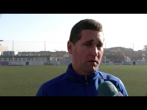 Iban Urbano y Aketza González tras CD Santurtzi 2 - Balmaseda 1